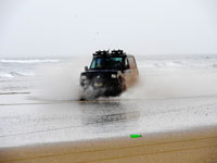 MAROCCO PLAGE BLANCHE FUORISTRADA PISTA MAREE