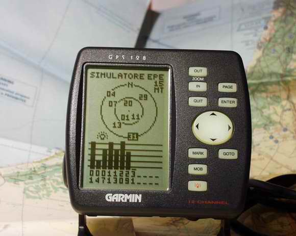 GPS SCHERMATA SATELLITI
