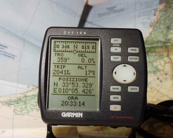 GPS PAGINA POSIZIONE WAYPOINT